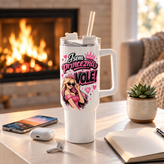 Cestovní termohrnek „Jsem princezna, vole!“ – 1200 ml